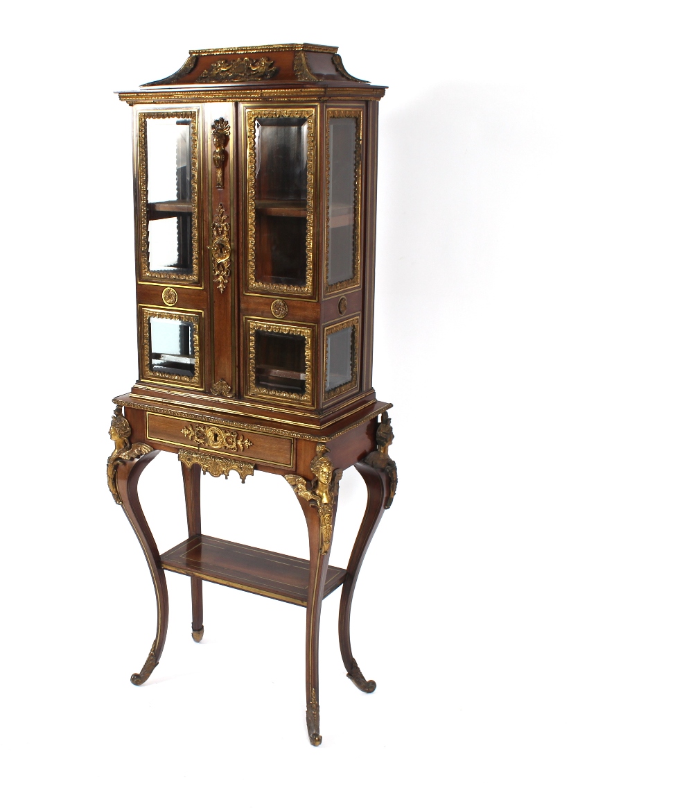 An Edwards & Roberts 19th Century French walnut and ormolu mounted display cabinet of small - Image 6 of 189