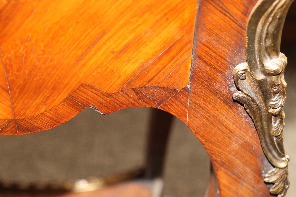 A pair of 19th Century French walnut and cross banded two tier side tables surmounted by pierced - Image 18 of 110