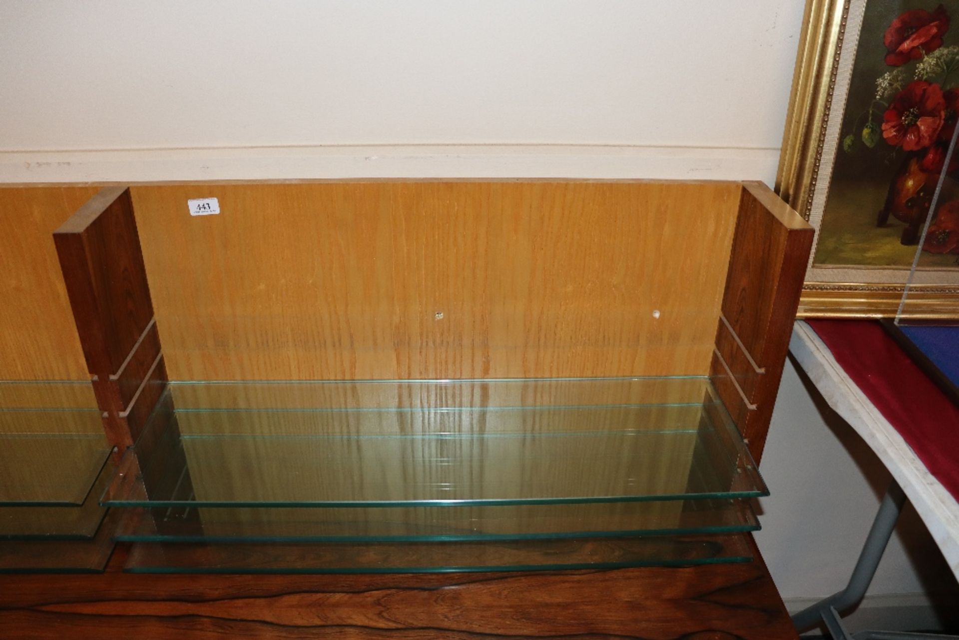 Desmond Ryan, a 1970's rosewood side cabinet fitted adjustable glass shelves and cupboards below, - Image 16 of 26