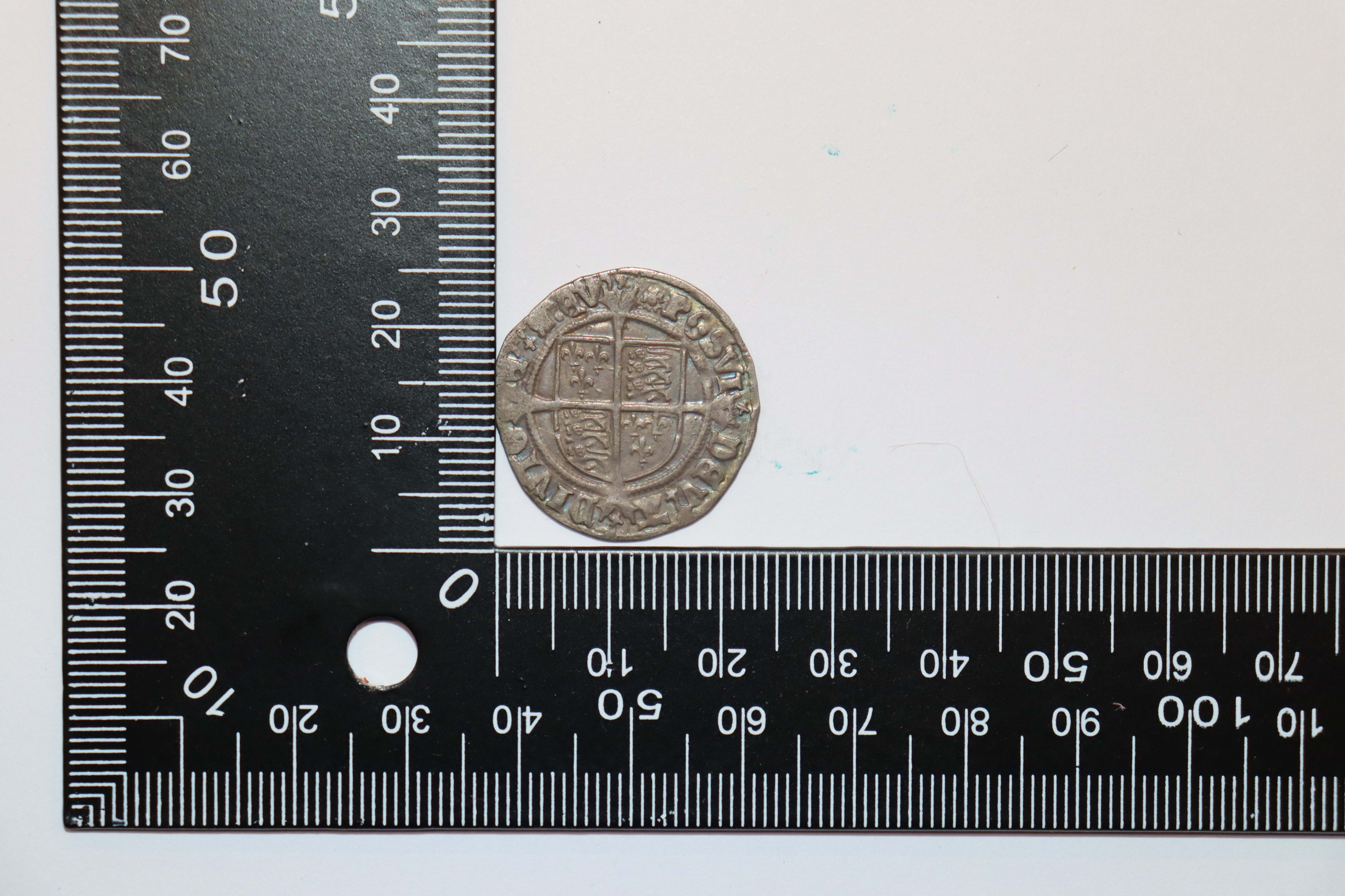 A Henry VIII groat, MM rose second coinage London - Image 3 of 4