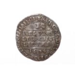 A Charles I groat, 1644 Bristol Mint, pelmet before bust