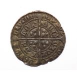 An Edward IV heavy coinage groat, type 1, MM plain cross