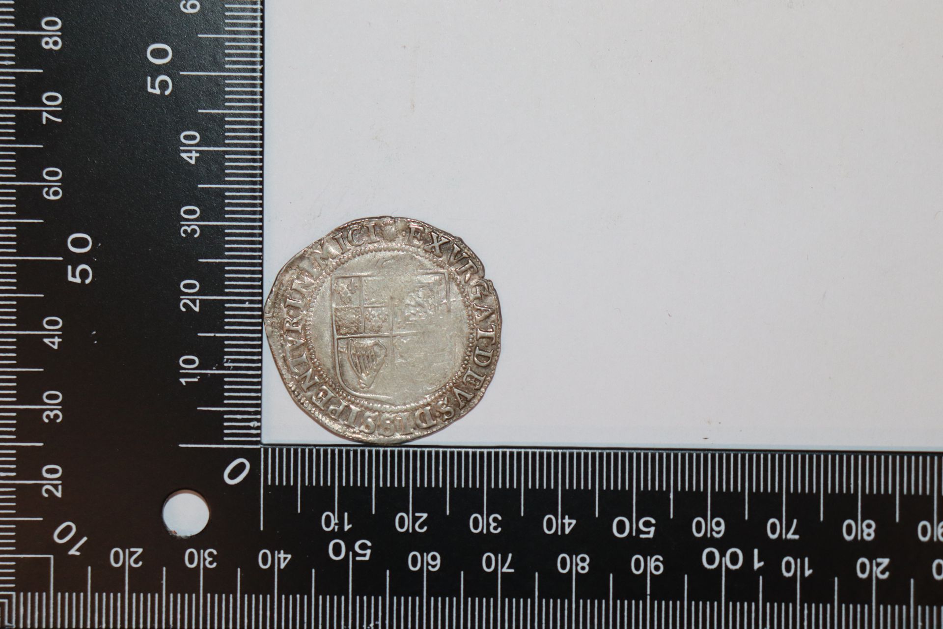 A James I shilling, MM thistle - Image 3 of 4