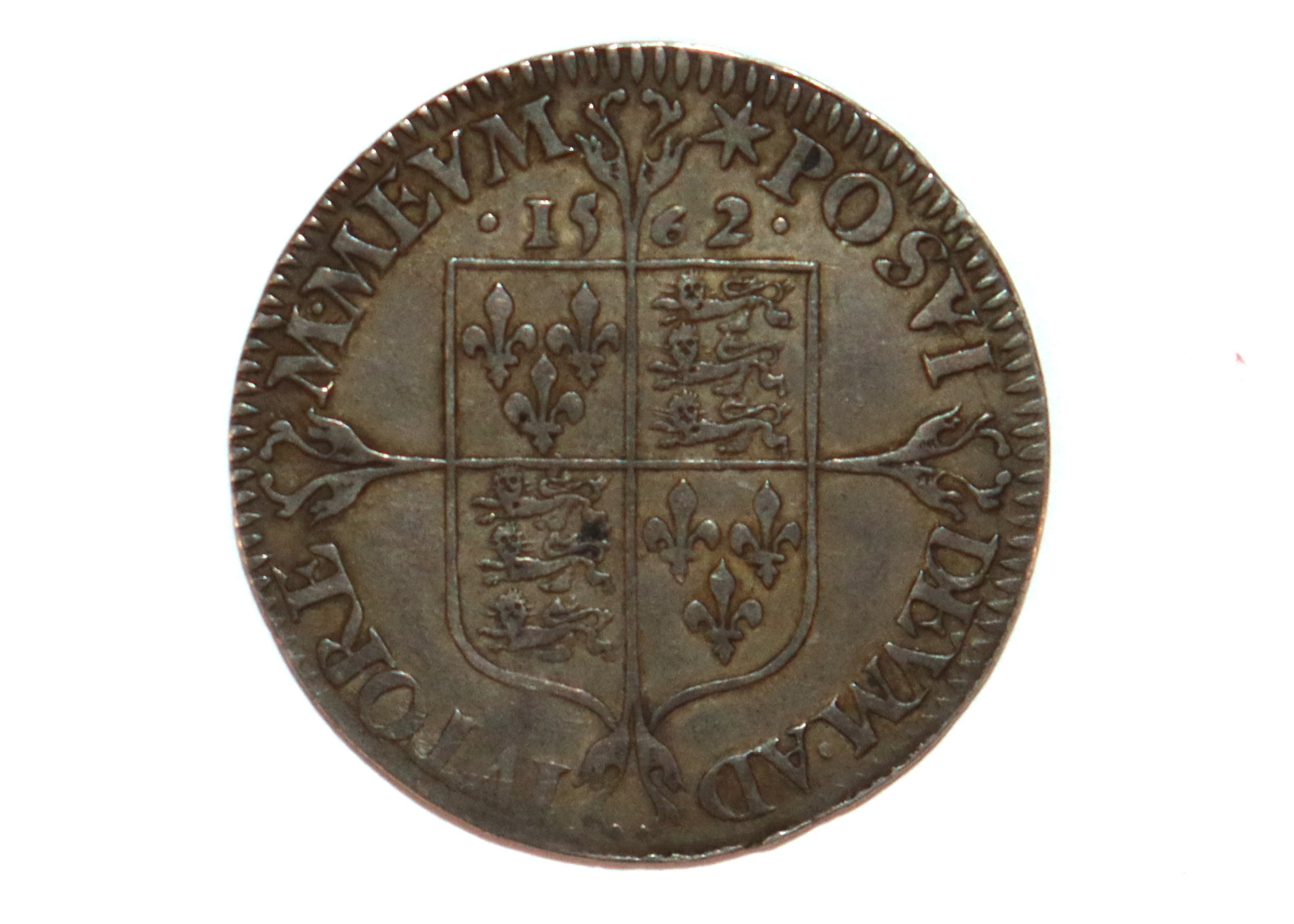 An Elizabeth I sixpence, MM star 1562