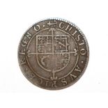 A Charles I sixpence, MM anchor and mullet