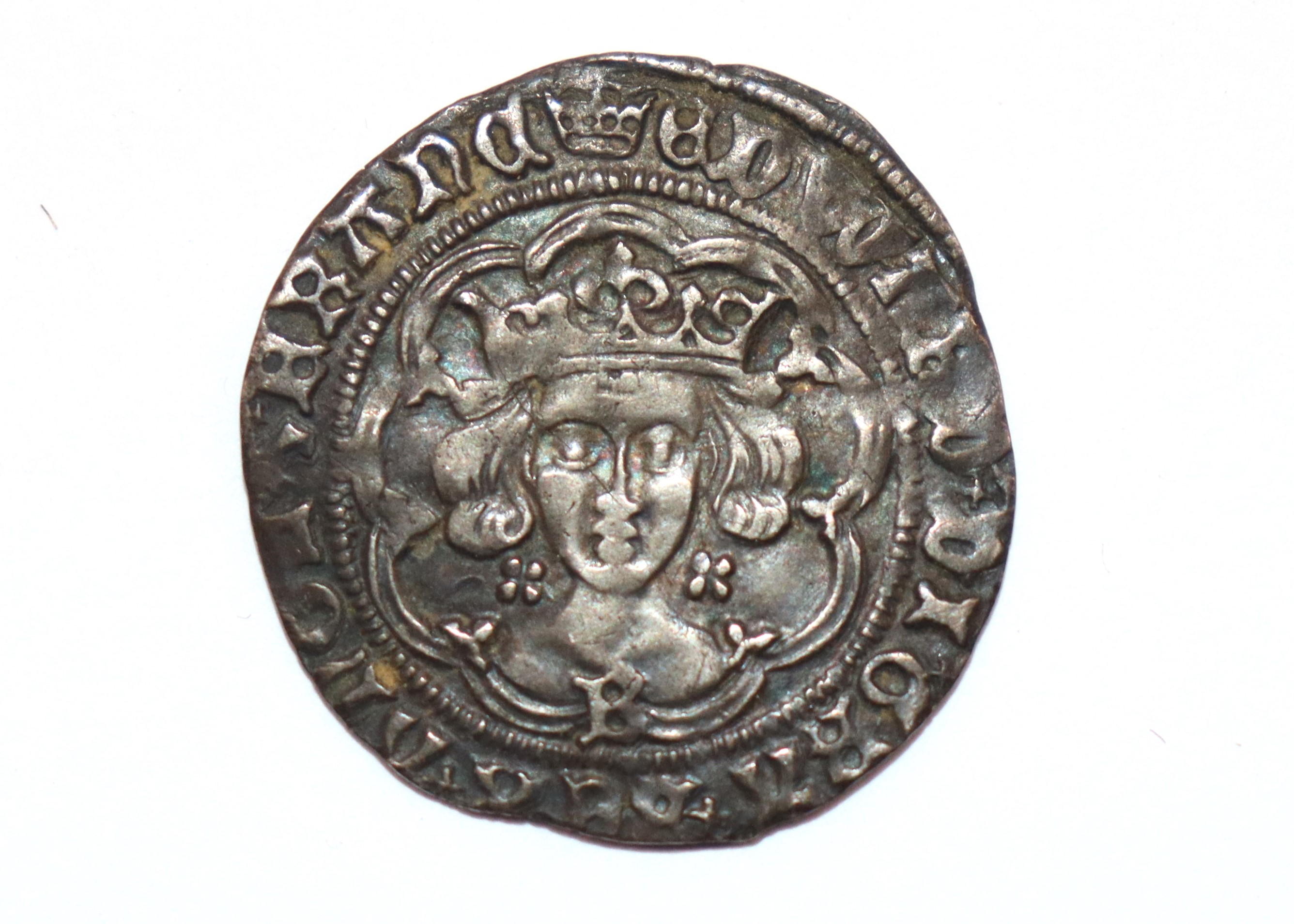 An Edward IV groat Bristol, MM crown breast cusp, marked B - Image 2 of 4