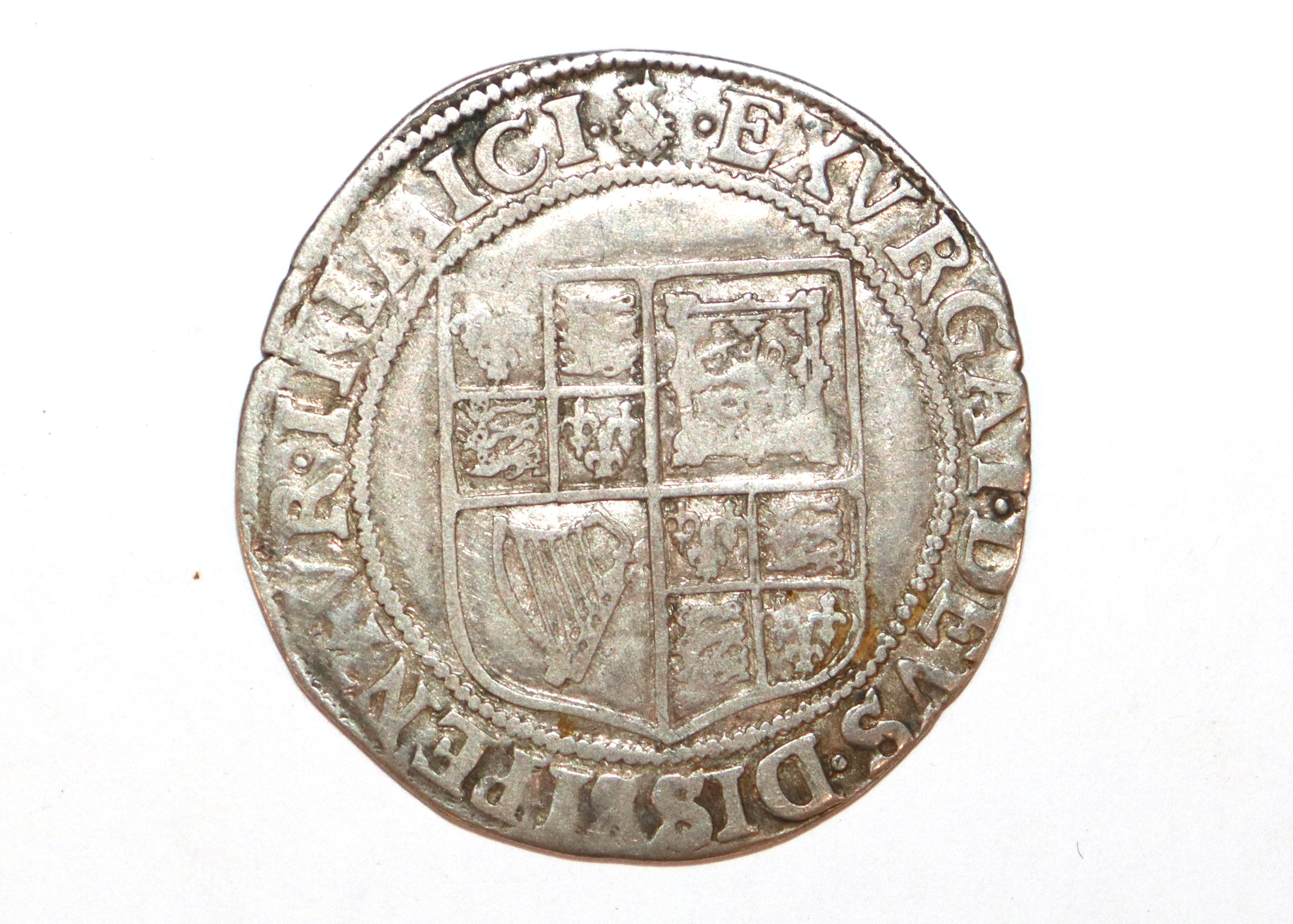 A James I shilling, MM thistle