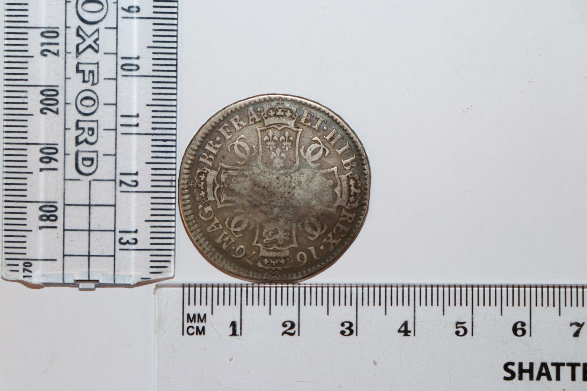 A Charles II 1676 half crown - Image 3 of 4