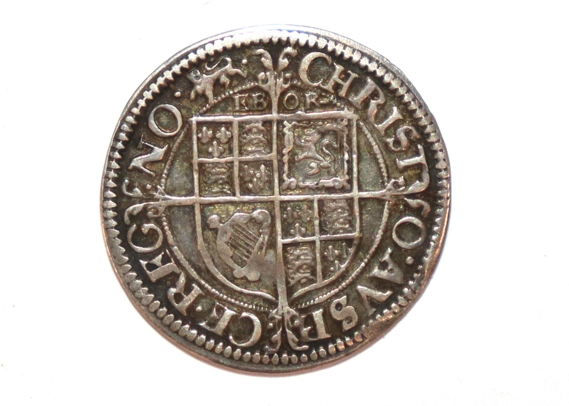 A Charles I half groat, MM lion