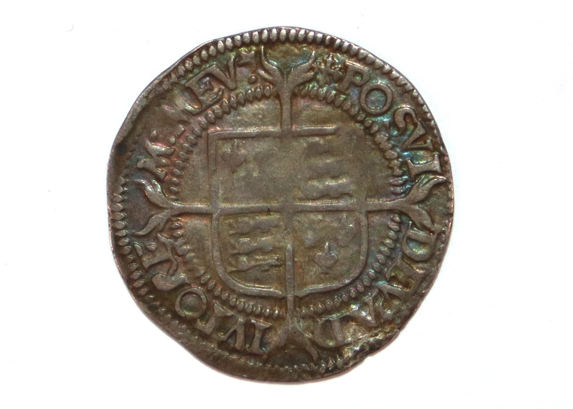 An Elizabeth I half groat, MM crosslet