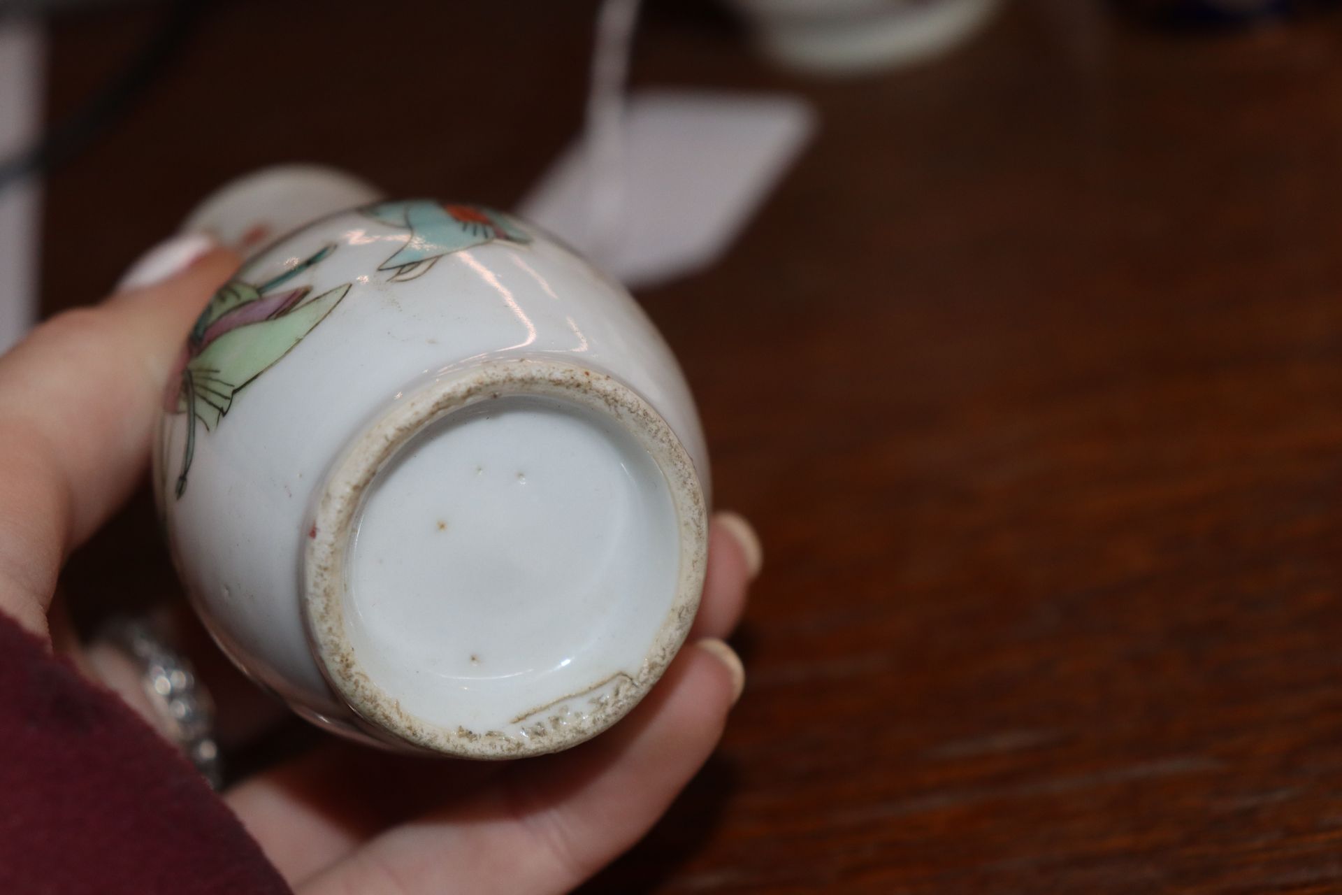 An early English porcelain coffee can, decorated in the Chinese manner; an 18th Century porcelain - Image 46 of 52