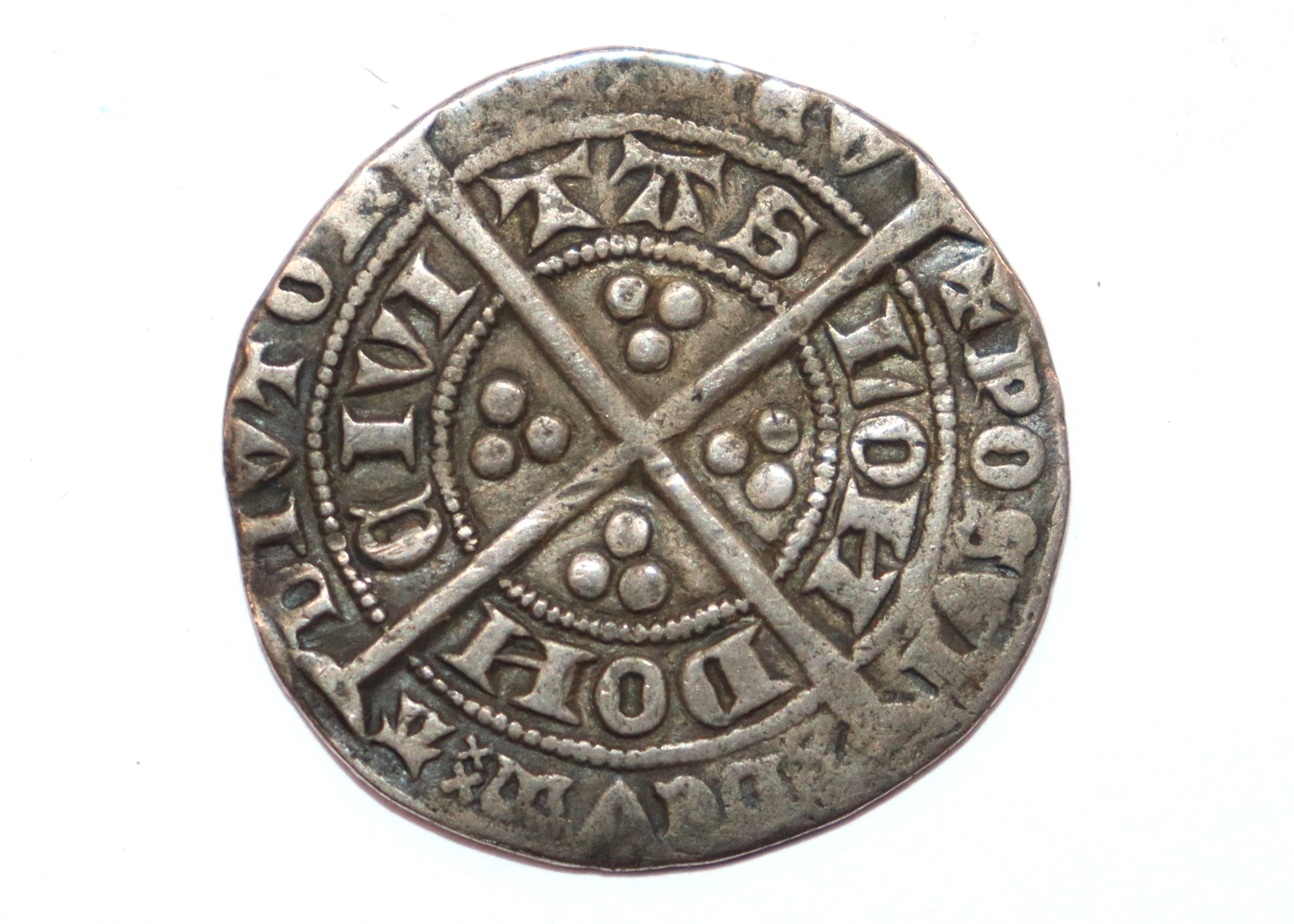 An Edward III groat London, MM cross 2