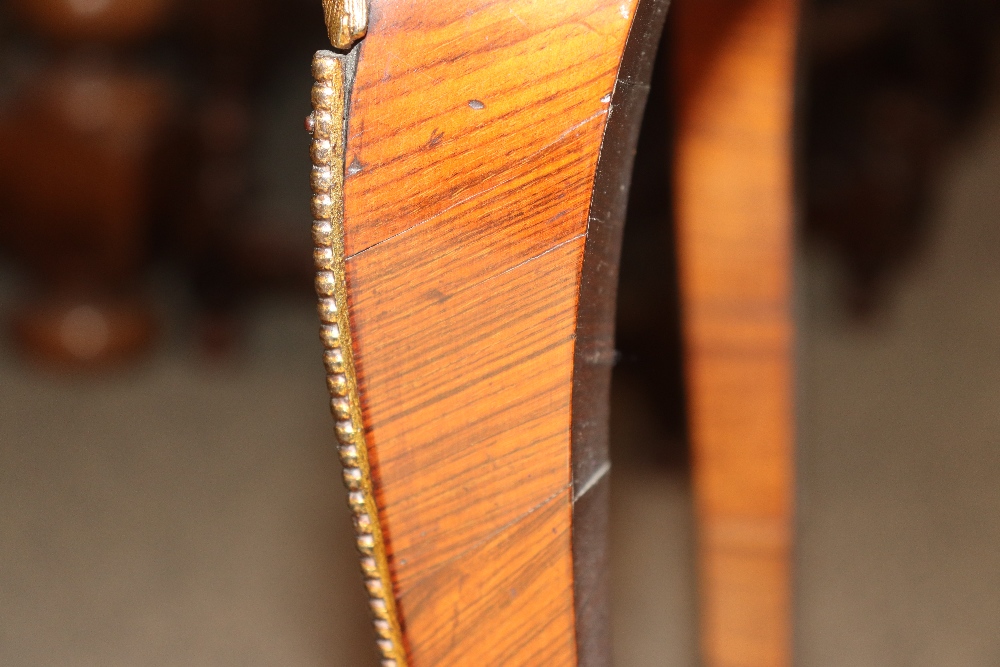 A pair of 19th Century French walnut and cross banded two tier side tables surmounted by pierced - Image 105 of 110