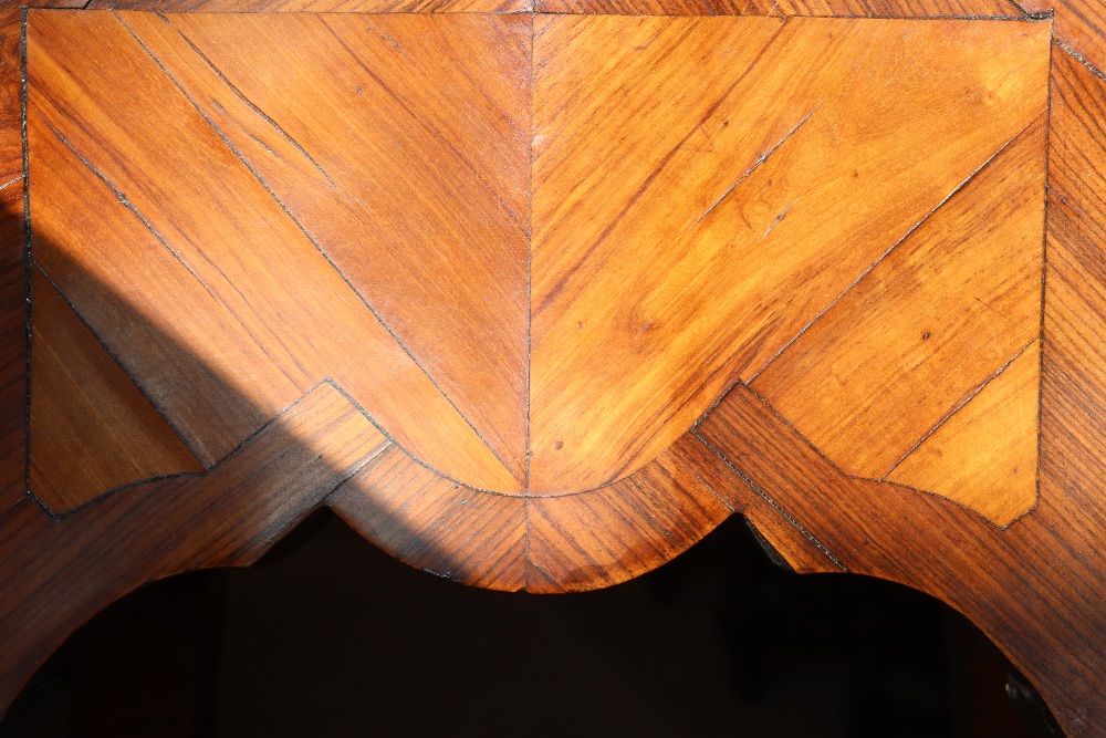 A pair of 19th Century French walnut and cross banded two tier side tables surmounted by pierced - Image 80 of 110