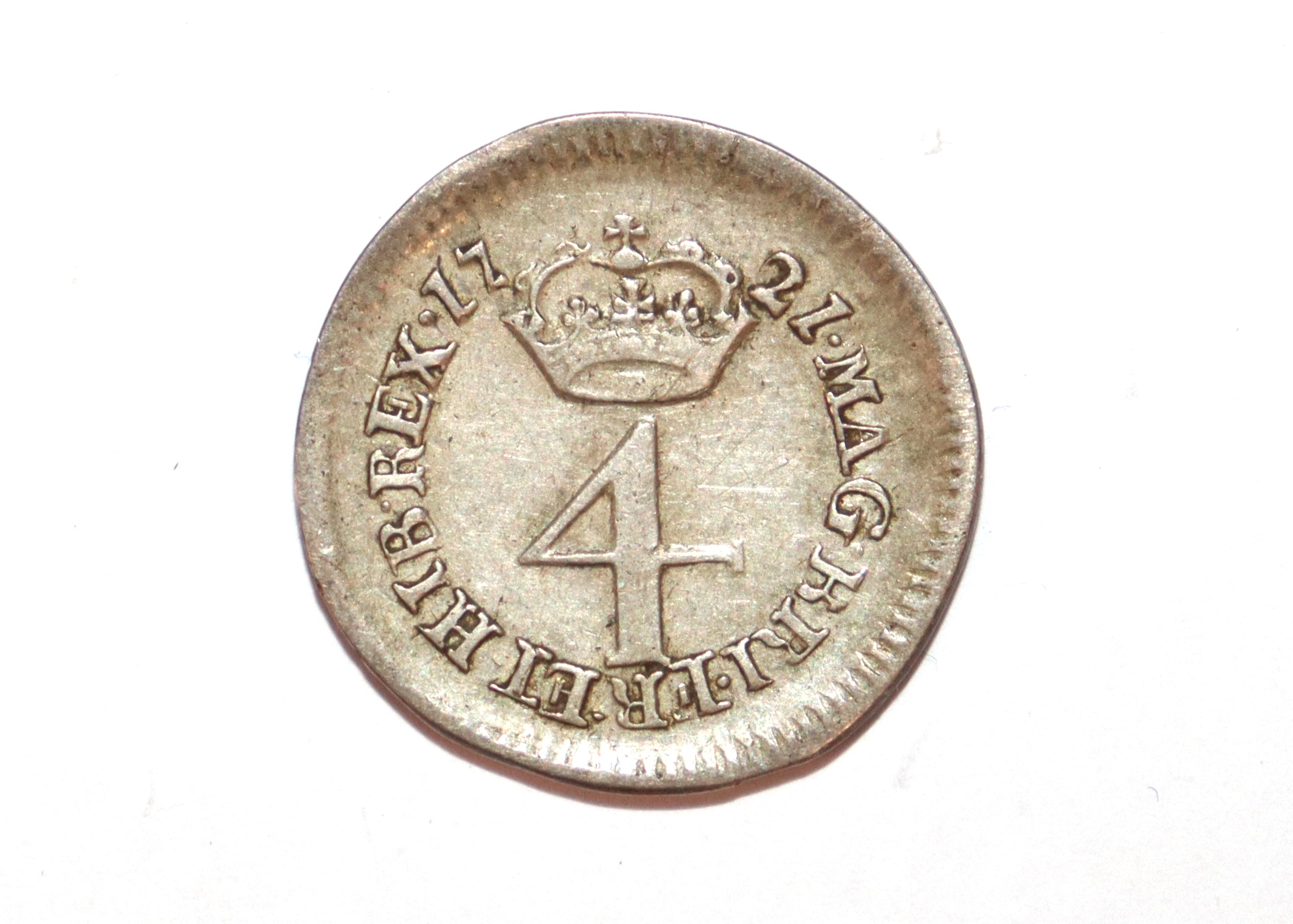 A George I 1727 Maundy fourpence