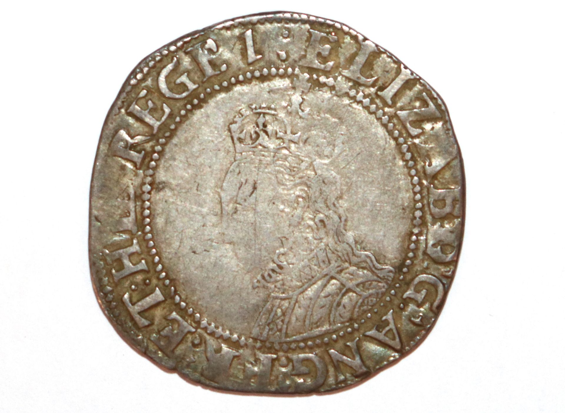 An Elizabeth I shilling, MM 1 - Image 2 of 4