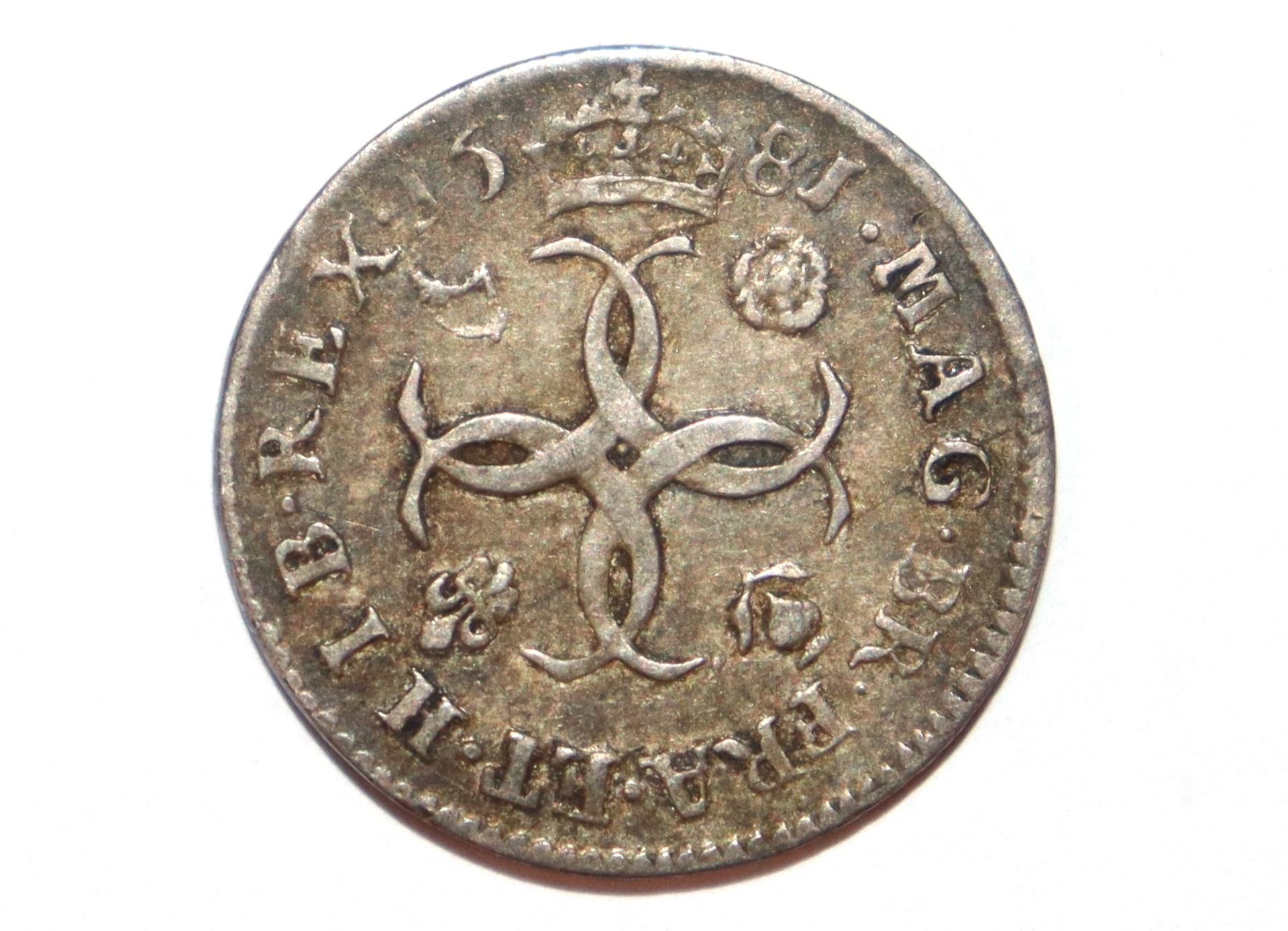 A Charles II 1681 fourpence