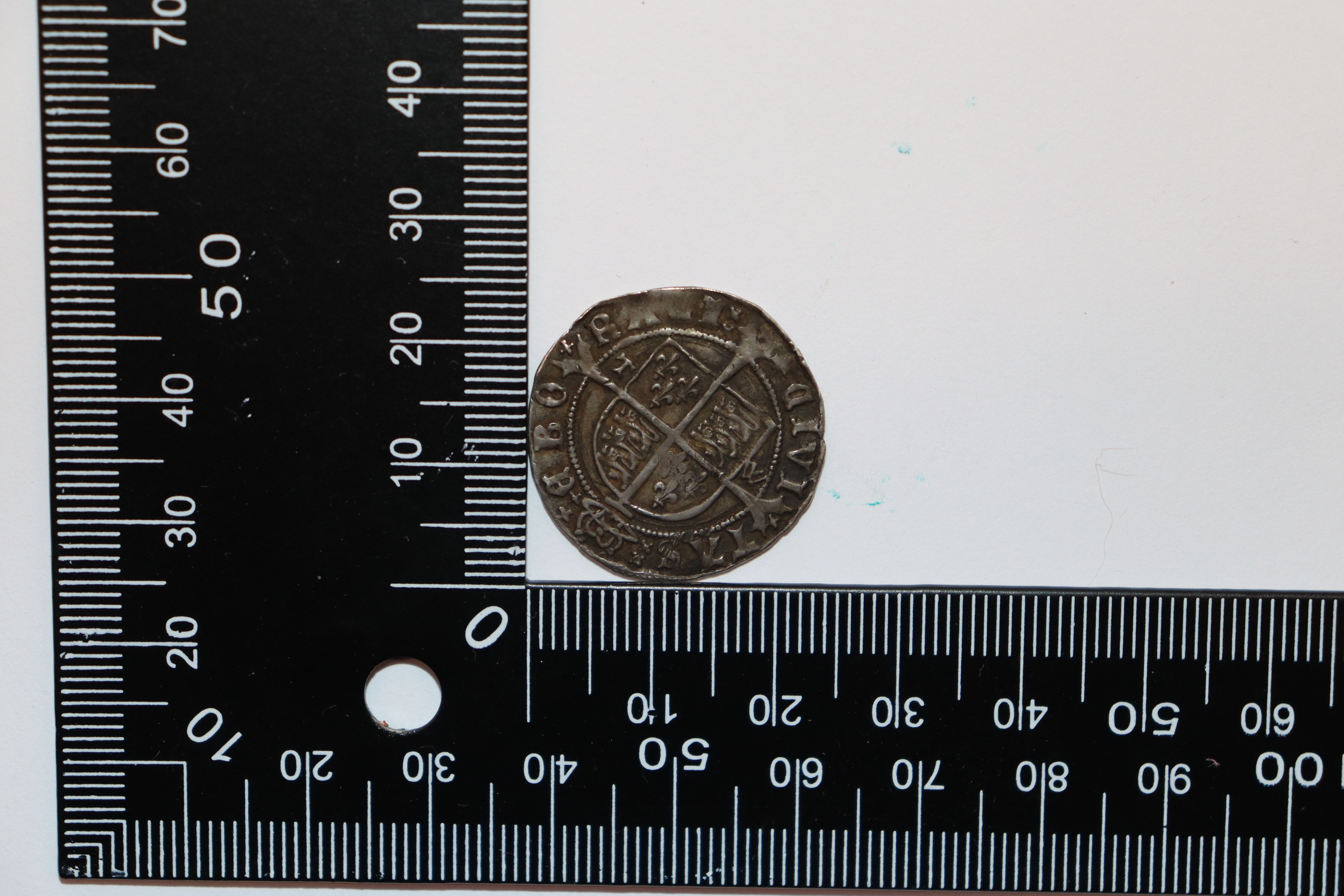 A Henry VIII groat, MM cross second coinage York - Image 3 of 4