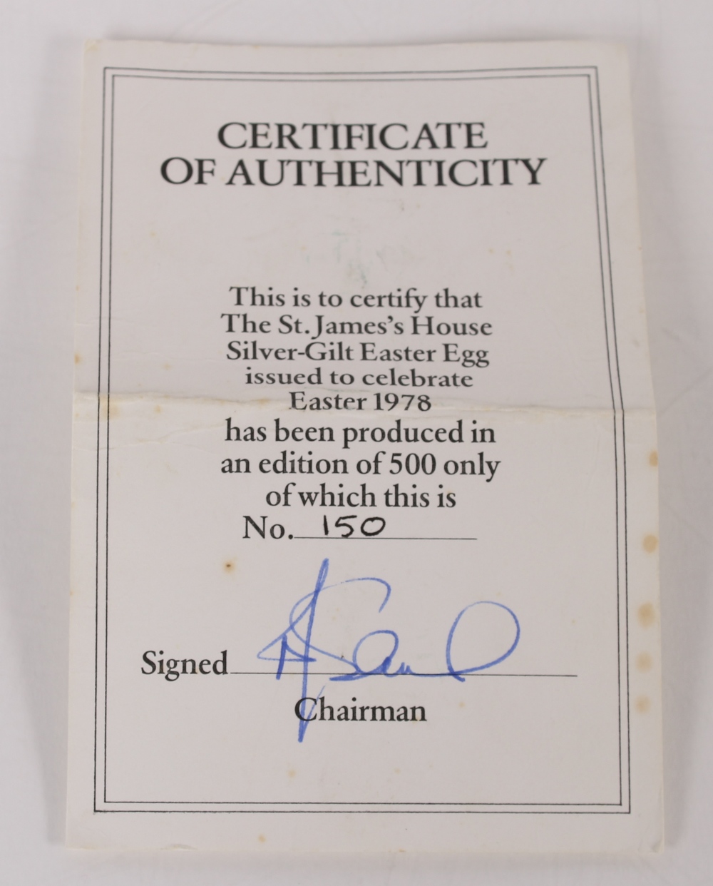 A St. James House silver gilt Easter Egg in original box limited edition 150/ 500 - Image 3 of 4