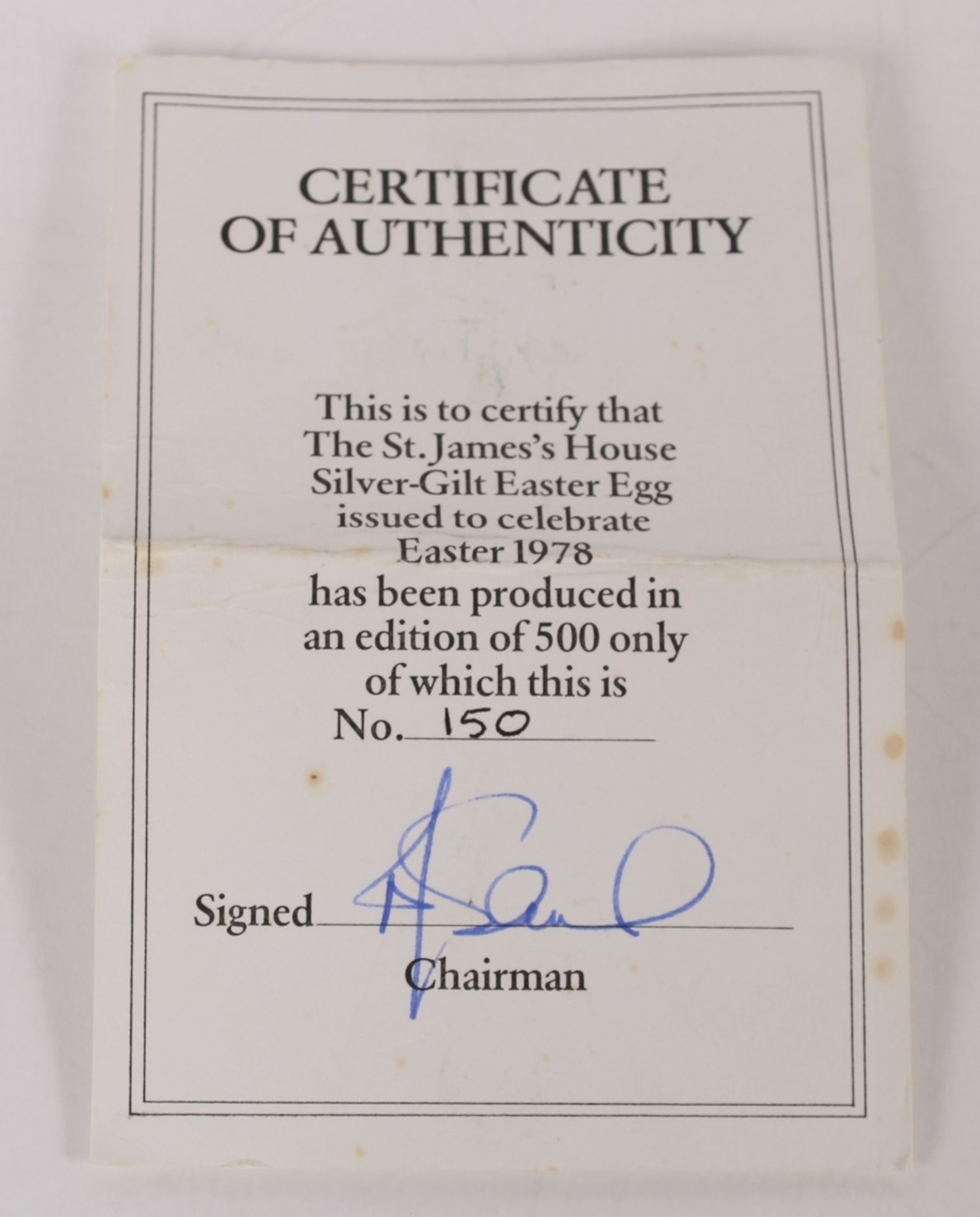 A St. James House silver gilt Easter Egg in original box limited edition 150/ 500 - Image 3 of 4