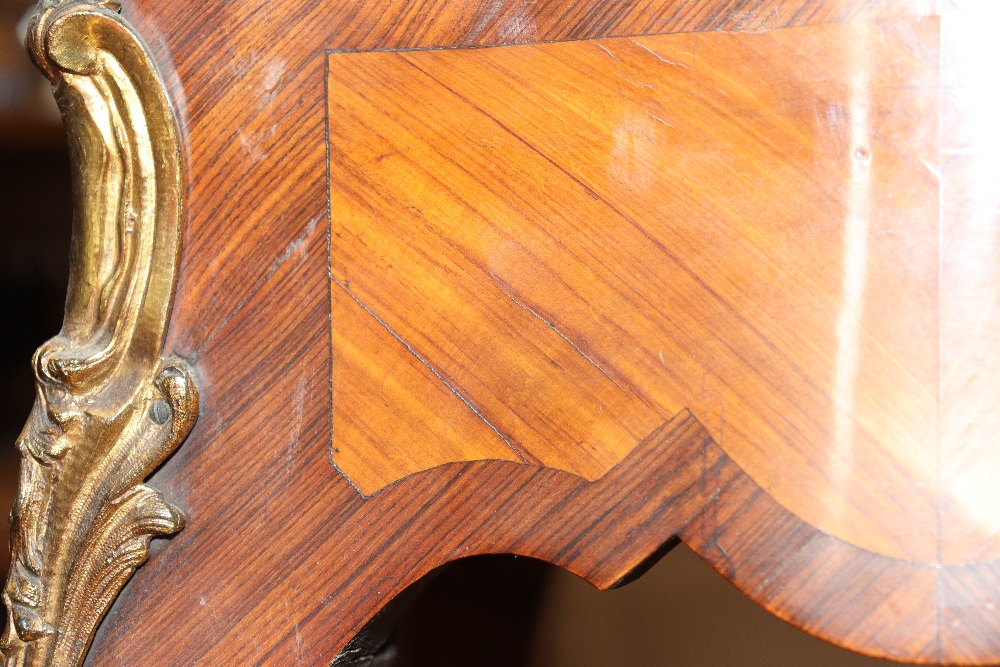 A pair of 19th Century French walnut and cross banded two tier side tables surmounted by pierced - Image 90 of 110