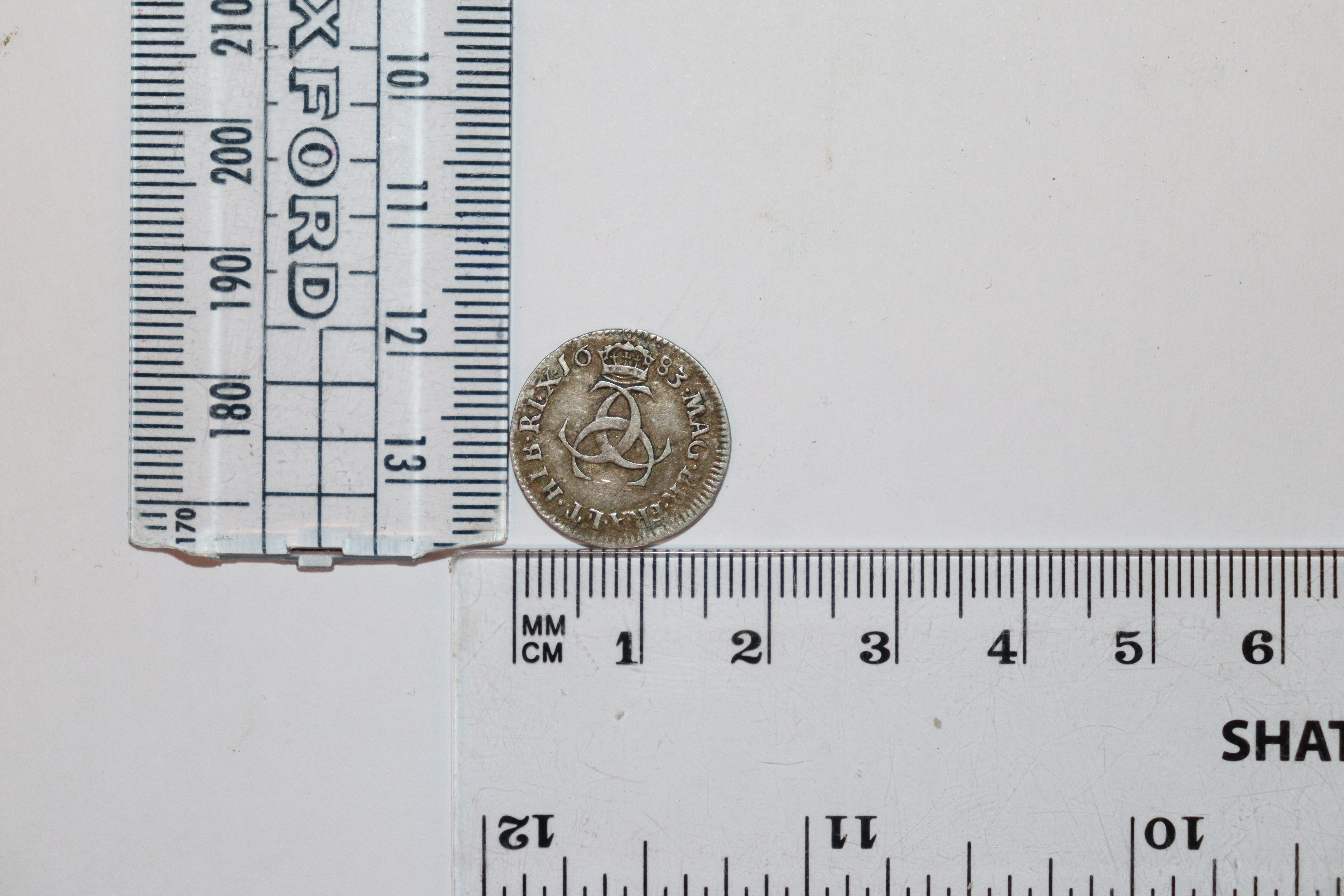 A Charles II threepence 1683 (Maundy) - Bild 3 aus 4