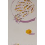 Bernard Cheese, "Sprats On A Plate", limited edition lithograph, 34/35, 53.5cm x 34.5cm