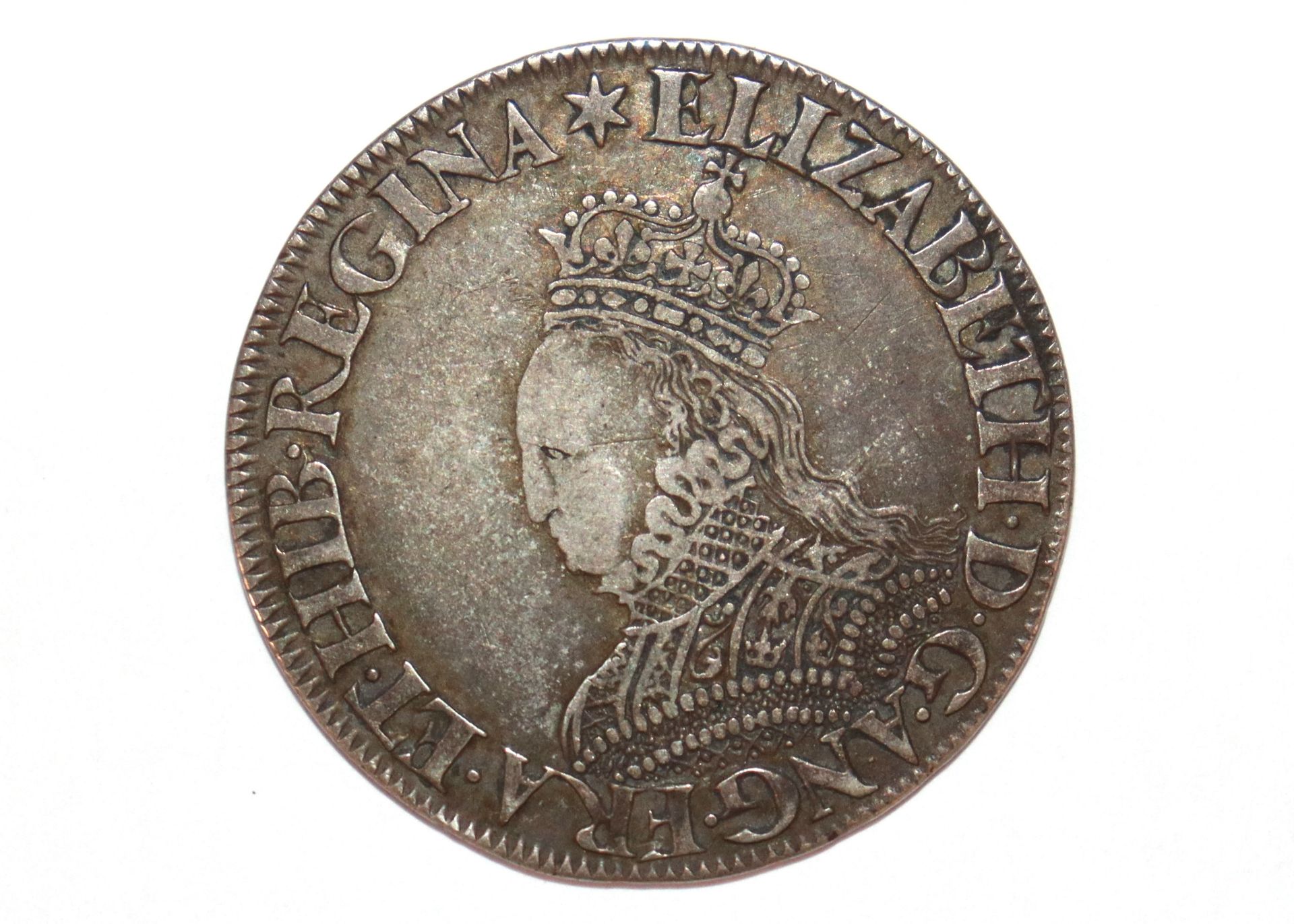 An Elizabeth I shilling, MM star - Image 2 of 4