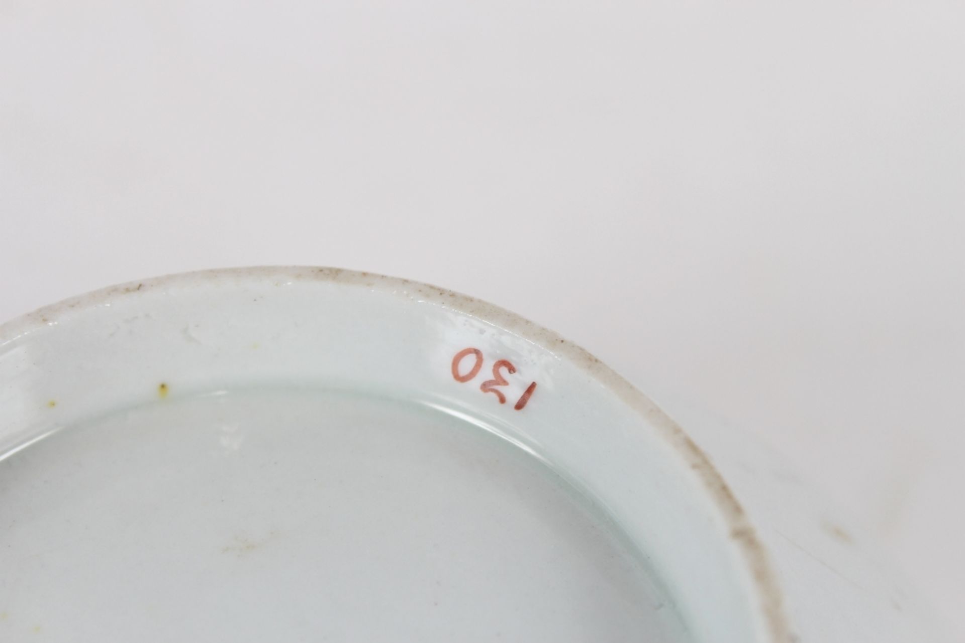 Three Newhall porcelain spoon trays of traditional form and pattern, one inscribed to base N173, a - Image 3 of 14