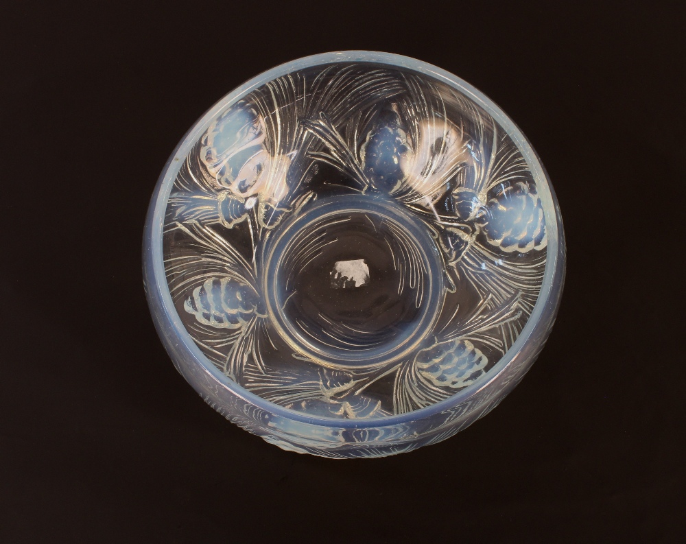 Four Joblings bowls; a Joblings plate circa 1932, signed Jobling Oplaique - Image 3 of 5