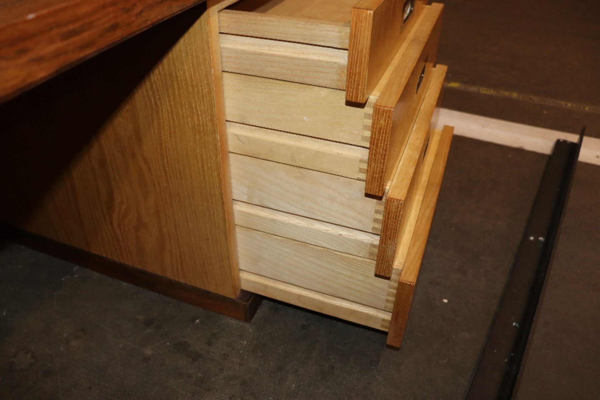 Desmond Ryan, a 1970's rosewood side cabinet fitted adjustable glass shelves and cupboards below, - Image 26 of 26