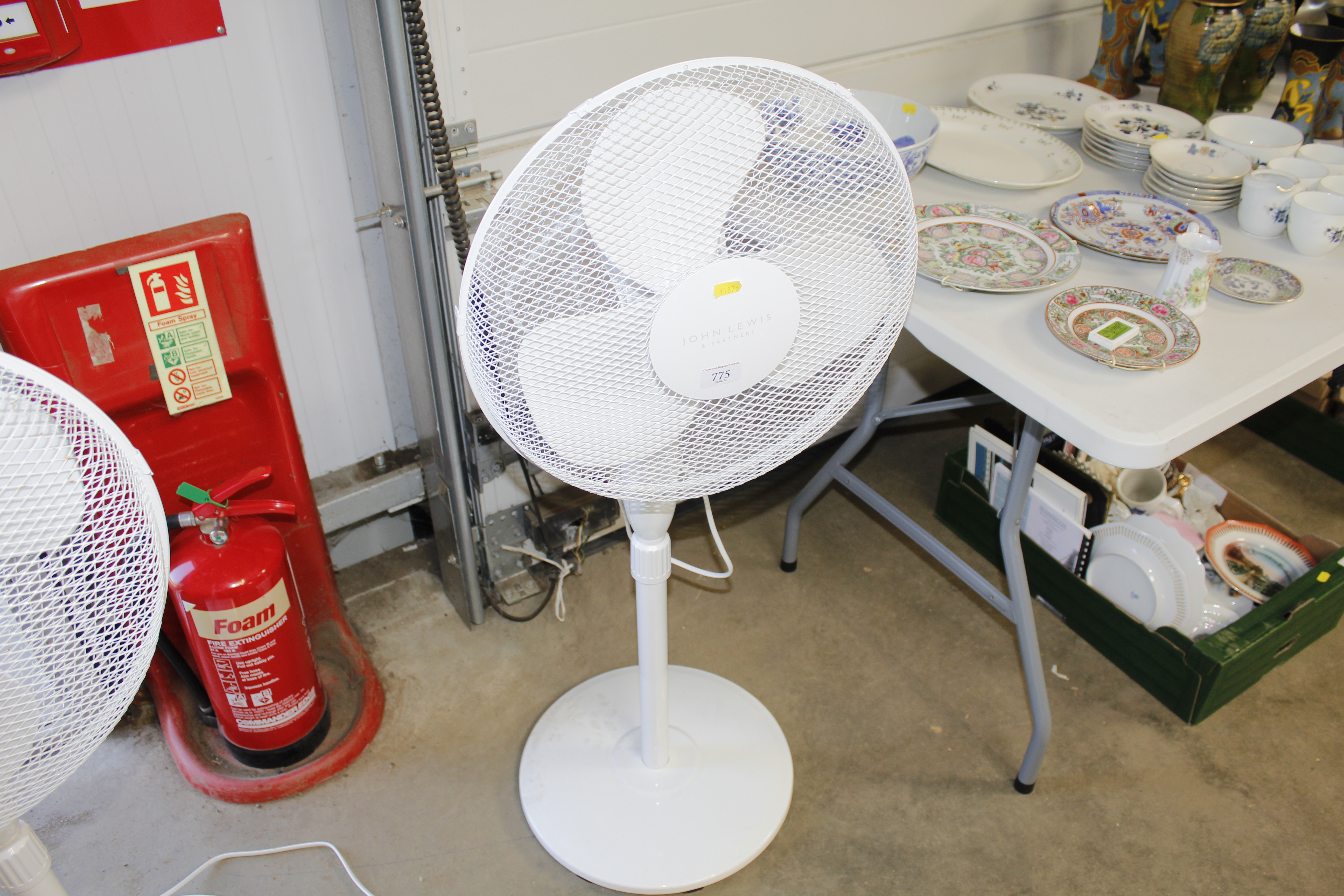 A John Lewis pedestal fan