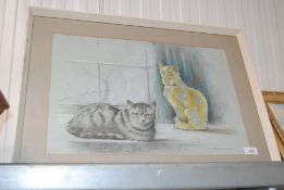 Audrey R. Vaulkhard, signed pastel 