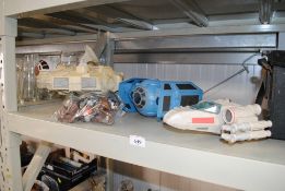 A collection of Star War toys