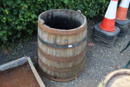 A coopered graduated barrel