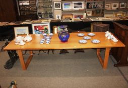 Gerald Weir, French oak refectory table, 300cm x 1