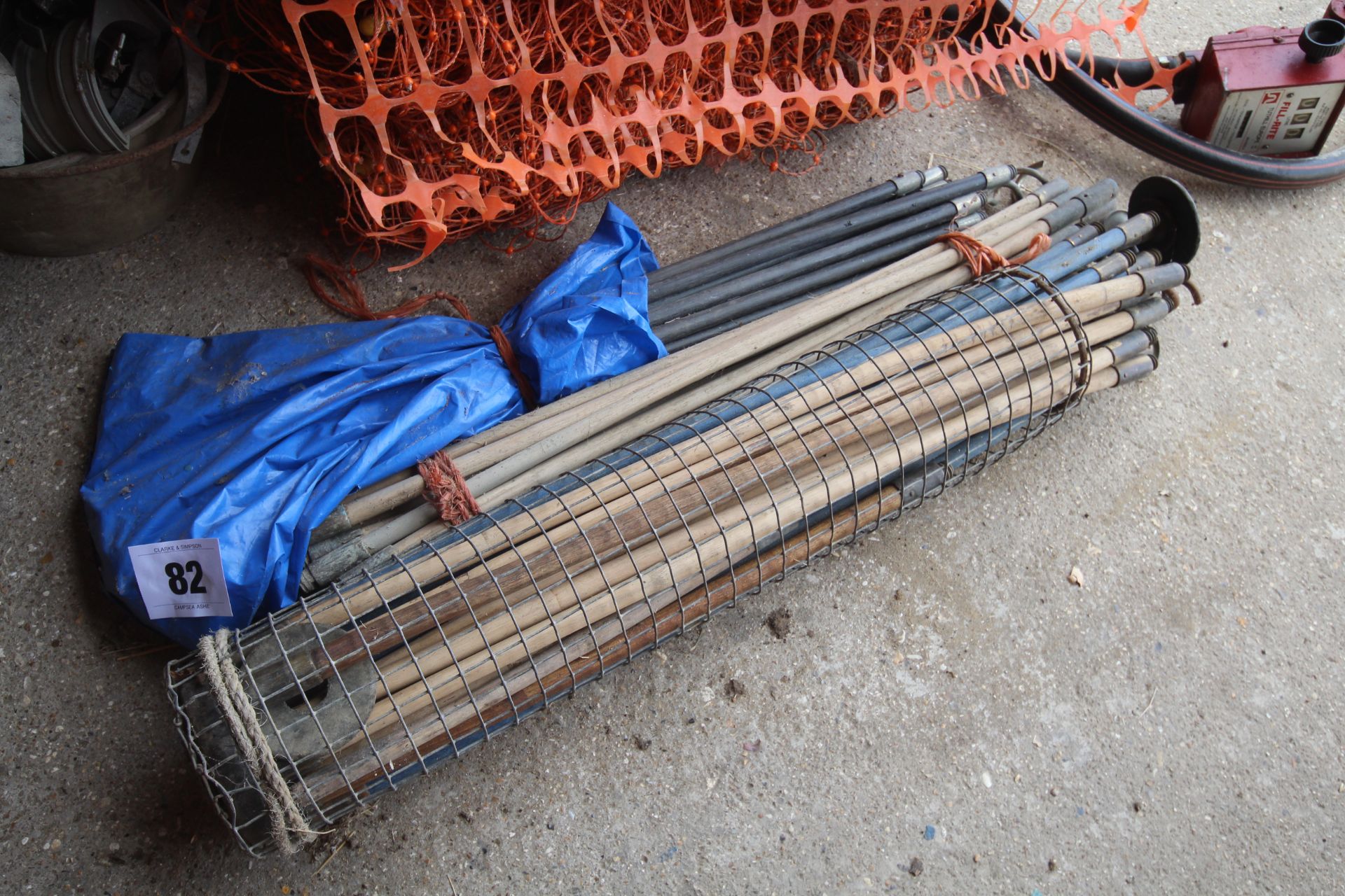 Various drain rods. NO VAT