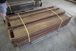 22x metal 12in gravel board moulds.