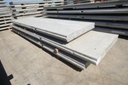 3x prestressed concrete panels: 1x 4000 x 1200 x 1