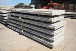 6x prestressed concrete panels: 1x 3975 x 1000 x 1