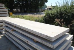 2x prestressed concrete panels: 1x 3490 x 1000 x 9