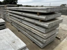 7x prestressed concrete panels: 1x 4500 x 1000 x 1