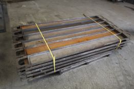 34x metal 6in solid gravel board moulds.