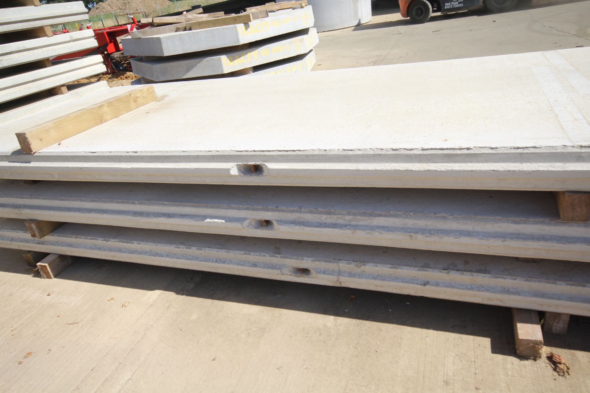 3x prestressed concrete panels: 2x 6096 x 1500 x 1 - Image 5 of 11