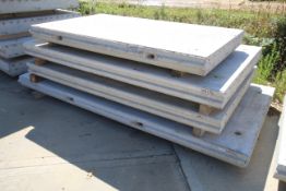 3x prestressed concrete panels: 2x 2500 x 1500 x 1