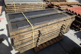 20x wooden 12in recessed gravel board moulds.