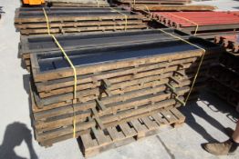 20x wooden 12in recessed gravel board moulds.