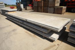 3x prestressed concrete panels: 1x 5700 x 1500 x 1
