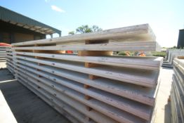 5x prestressed concrete panels: 6096 x 1000 x 95.