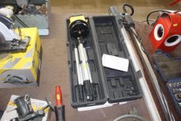 A boxed rotary laser level, with instruction manua